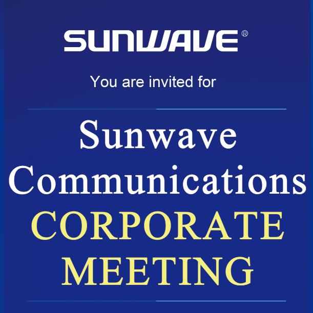 Sunwave Communications Partner Webinar en ligne vient!